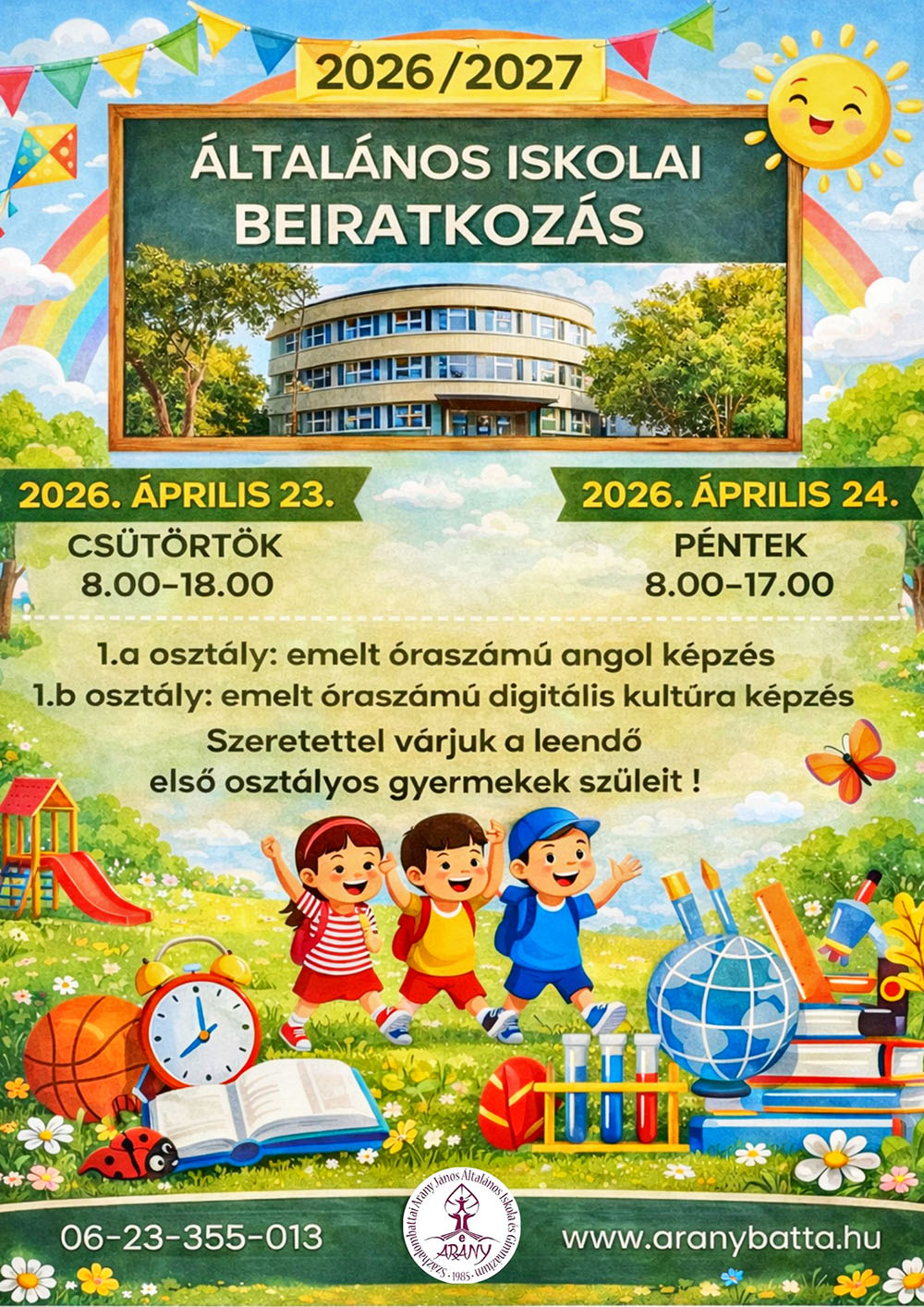 beiratkozási plakát