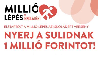 Sikeres szereplés a Millió Lépés pályázaton
